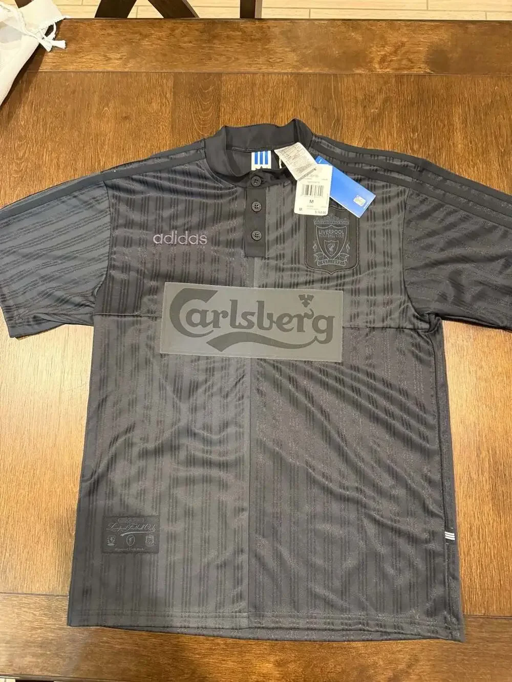 Adidas Liverpool Special Edition 95 Jersey Size M Black Carbon